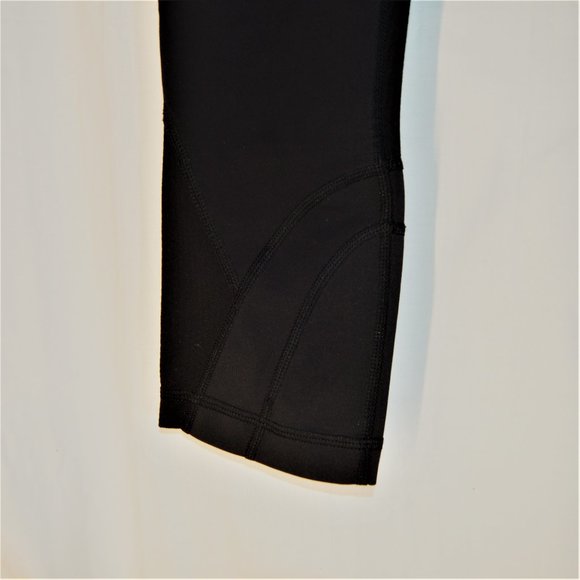 LULULEMON ATHLETICA LEGGINGS PACE RIVAL CROPS SZ 4 - Picture 7 of 9